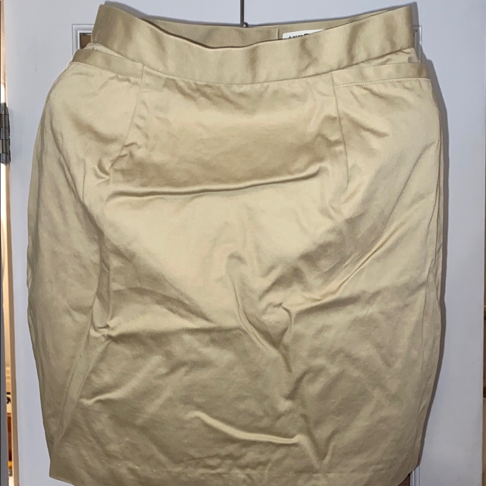 Vintage Ann Taylor Cream Skirt